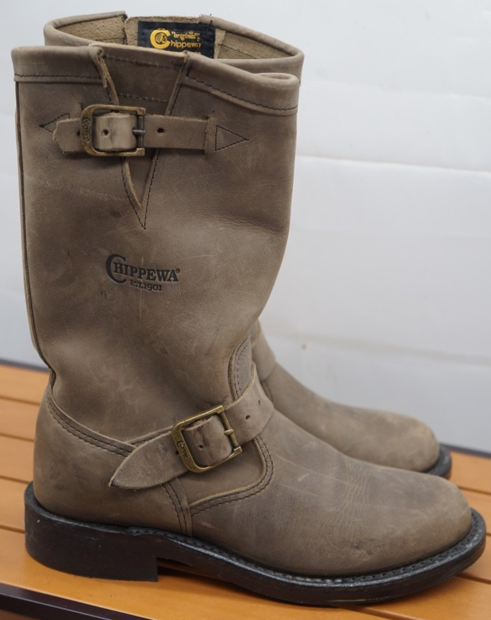 New! Chippewa Engineer Boots | Distressed Nubuck | USA Made | Women's 6.5